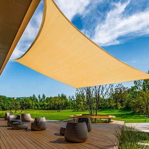X16 sun shade sail - sail, sand