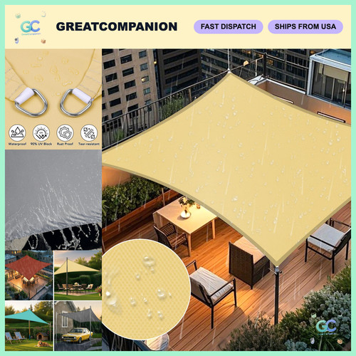 Waterproof rectangle sun shade - waterproof,