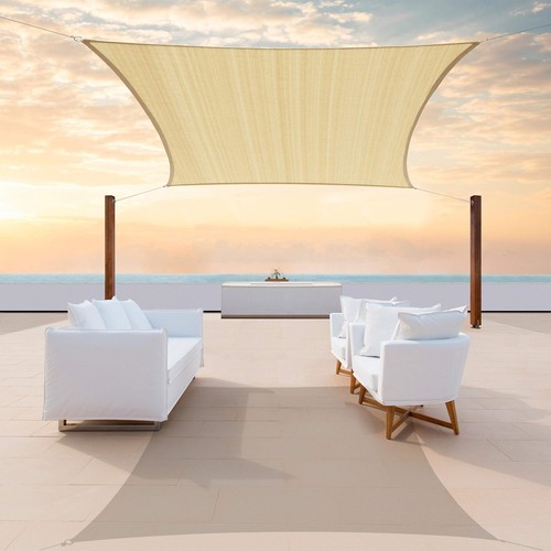 Beige rectangle sun - 8', 10'