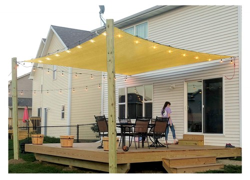 Patio sun shade sail canopy - patio,