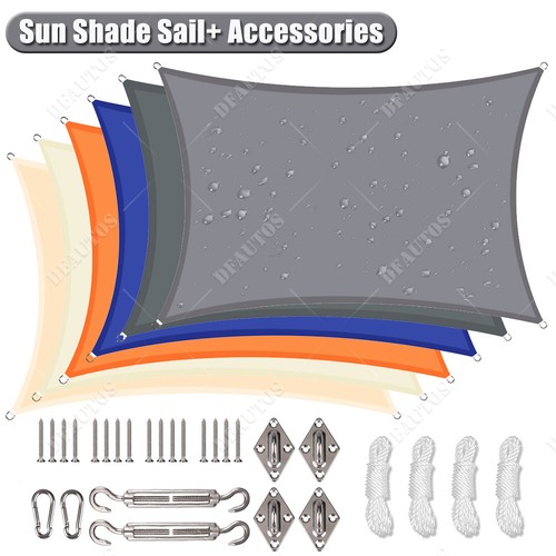 Waterproof rectangle sun - waterproof, shade