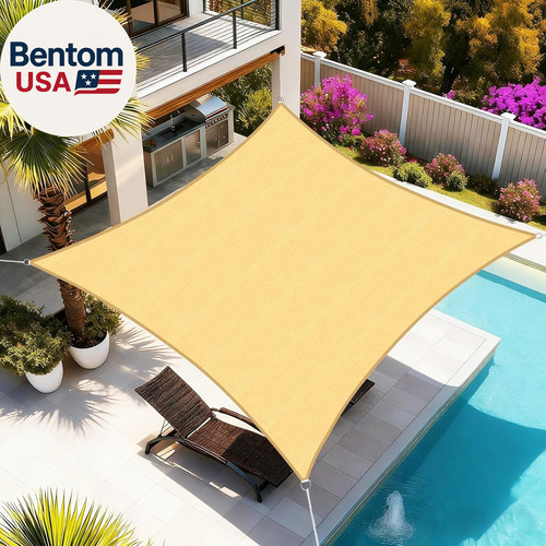 Sun shade sail x20 sand - sun, 16'x20'